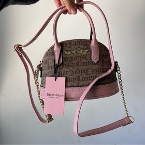 Pink & brown juicy bag